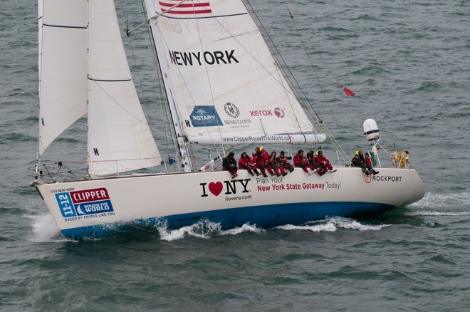 New York at the start of Race 6 of the Clipper 11-12 Round the World Yacht Race © www.smileclick.co.nz/onEdition
